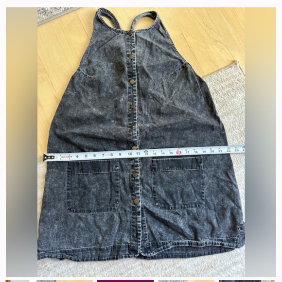 Free People Winderado Denim Mini Dress - Picture 3 of 5